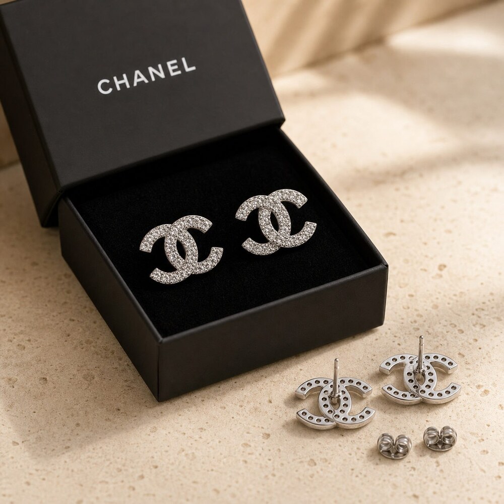 CHANEL Classic Parisian Earrings Style 44 | New with Box - Picture 5 of 9
